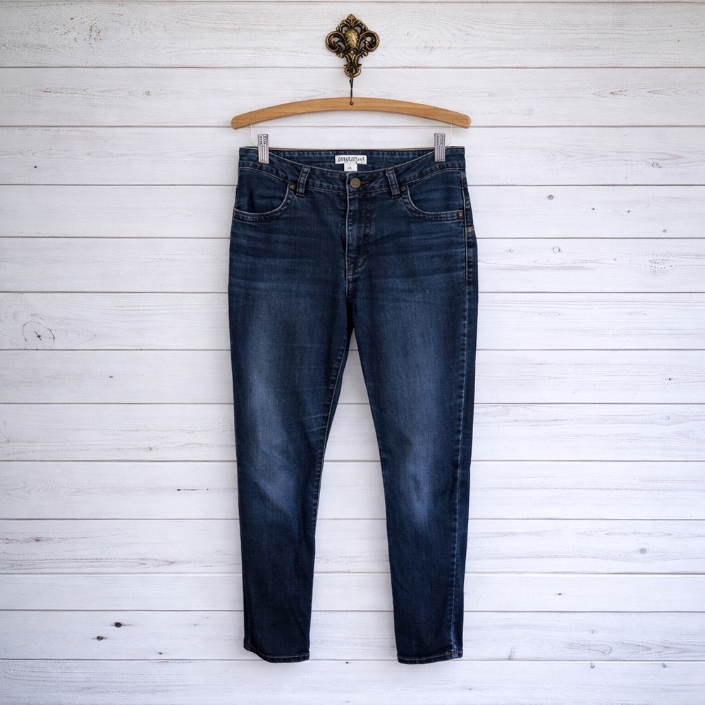 Pendleton blue dark wash straight leg stretch denim jeans 8